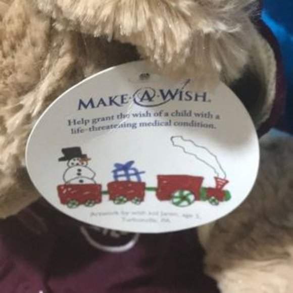 NWT📌Animal Adventure  Helzberg Diamond 2012 "Make a wish" I Am Loved Teddy Bear - Picture 8 of 10